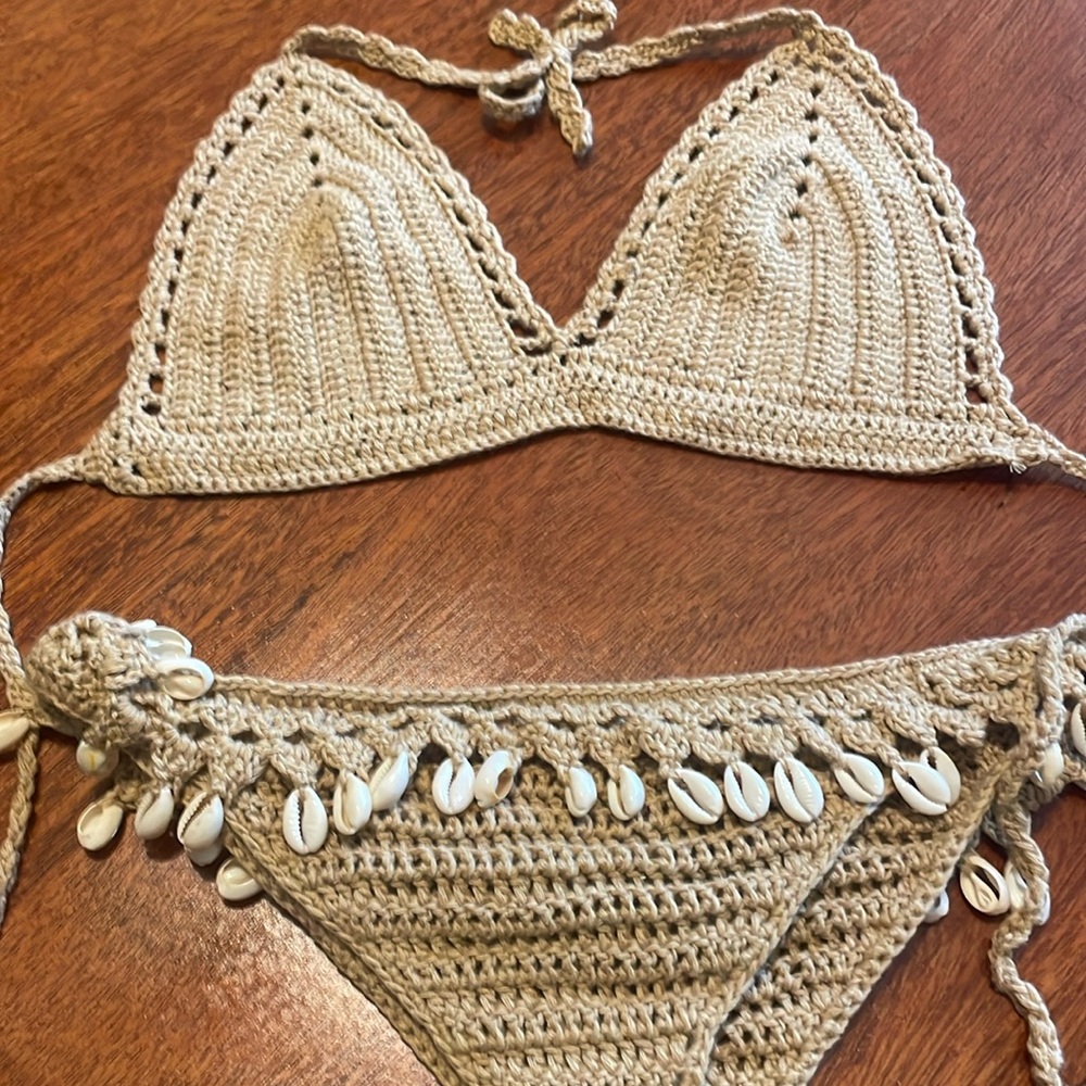 Crochet bikini set